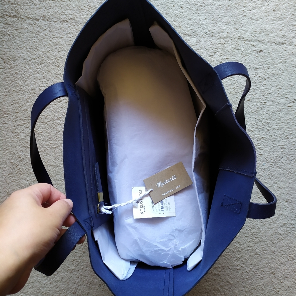 Madewell Suede Stripe Transport Leather Tote
NWT - Picture 7 of 9